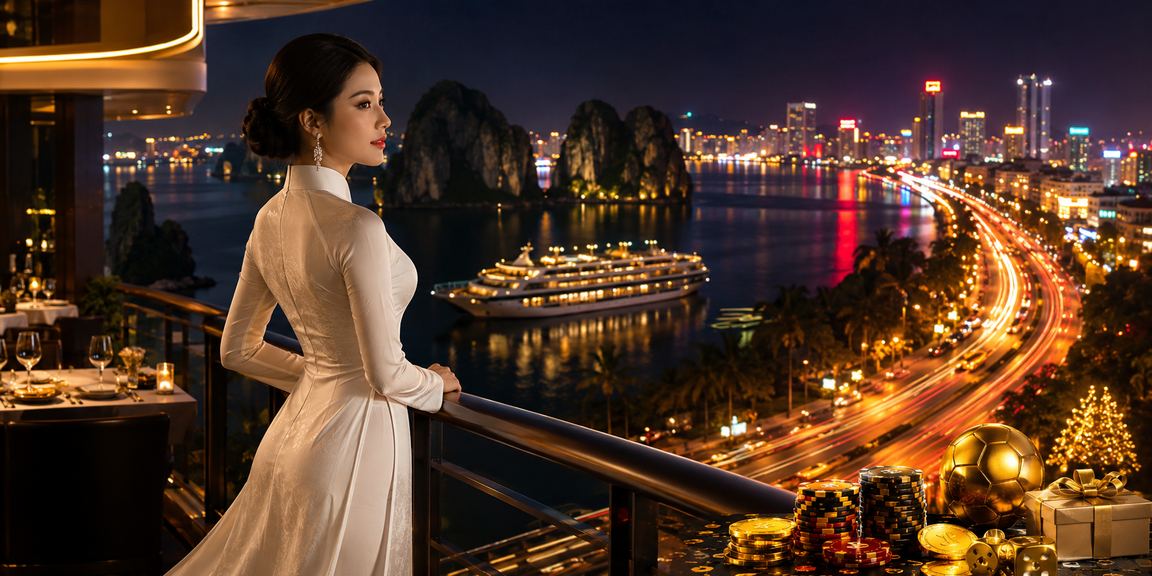 Trải nghiệm VIP và bonus tại vnd với cảnh Vịnh Hạ Long