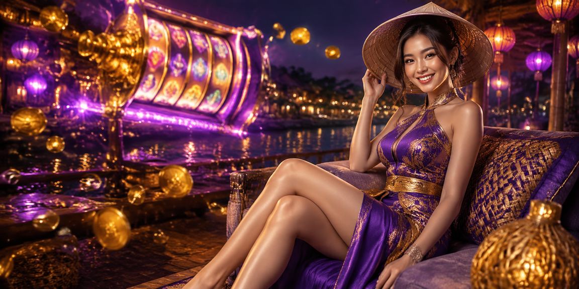 Giao diện slot game tại vnd với không khí Hội An